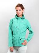 130060 парка женская 16318, Poplin, bright green