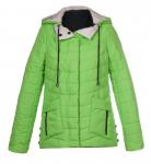 Пальто женское Ника зеленая плащевка С 0063