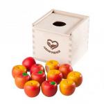 Счетный материал 12 яблочек наливных в коробочке-сортере