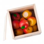Счетный материал 12 яблочек наливных в коробочке-сортере