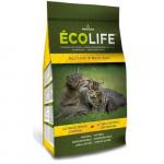 Л 26446  Наполнитель комкующийся EcoLife Multi-Cat в пластиковом пакете ZIP 4,54 кг. *120