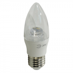 Лампа светодиодная ЭРА, 7(60)Вт, цок.E27,прозр свеча, холодн.бел., 30000ч, LED smdB35-7w-840-E27-Clear