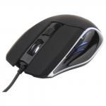 Мышь проводная игровая GEMBIRD MG-500, USB, 5 кнопок+1 колесо-кнопка, оптическая, черная