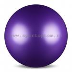 Мяч д/худ. гимн. силикон d15 см 300 г металлик AB2803 фиолетовый