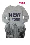   Платье с длинным рукавом "New York"