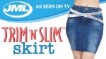 Утягивающая юбка летняя Trim 'N' Slim Skirt синий (с элементами потертости)