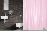 Занавеска (штора) для ванной комнаты тканевая 180х200 см Brillar pink