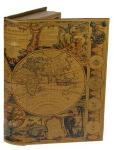 Шкатулка-фолиант Карта мира XVII века 26*17*5см (уп.1/12шт.)