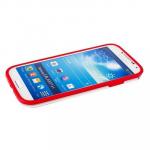 Бампер GRIFFIN для Samsung Galaxy S4 i9500/ i9505 красный с прозрачной полосой