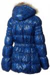 *W08120E-NB122 Куртка пуховая женская (темно-синий)