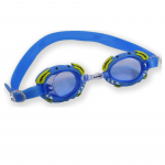 Очки плавательные Larsen DR30 "Крабик" (силикон),  синий