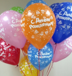 Воздушные шары "С Днем Рождения"