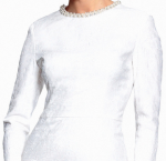 Платье женское Белый жаккард