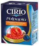 CIRIO "Chopped Tomatoes with Onion & Garlic" томаты резаные очищенные с луком и чесноком (тетрапак)