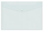 Пaпка-конверт на кнопке А4, 120мкм, прозрачная, Fmk12-1 / 220893
