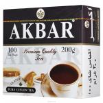 AKBAR Классическая серия черный чай, 100 пак.