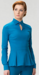 Женская блузка с глубоким вырезом спереди