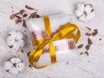 Морская соль Мертвого моря Молочный шоколад" с пеной, 1000 гр