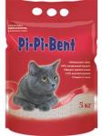 Наполнитель Pi-Pi-Bent "Классик" комкующийся д/кошек (п/э пакет) 5 кг.
