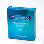 *Презервативы увеличенного размера гладкие Torex №3