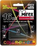 Флэш-карта microSDHC 16GB class4 MIREX без адаптера