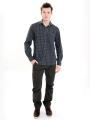 220448 рубашка 07185, Cotton, grey check