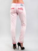 130028 джинсы женские 19478/EUM, Pink denim str., pink invert