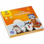 Пластилин Мульти-Пульти Енот на Аляске 12 цветов, 180 гр., со стеком, ДП_10235