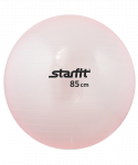 Мяч гимнастический GB-105 85 см, прозрачный, розовый