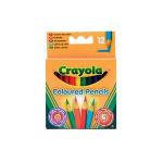 Crayola. 12 коротких цветных карандашей