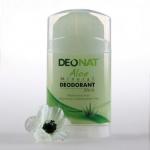 Дезодорант — Кристалл "ДеоНат"с соком АЛОЭ, стик, 60 гр. зеленый