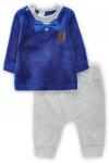 Комплект велюровый для мальчика:кофточка и штанишки