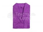 Халат махровый женский классический Фиолетовый