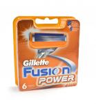 GILLETTE FUSION Power Сменные кассеты для бритья 6 шт.