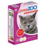 0206 доктор зоо витамины д/кошек со вкусом Говядины 90 таб.*6