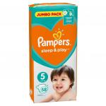PAMPERS Подгузники Sleep & Play Junior (11-16 кг) Джамбо Упаковка 58