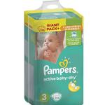 PAMPERS Подгузники Active Baby-Dry Midi (6-10 кг) Упаковка 124