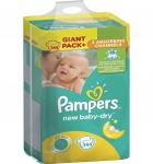 PAMPERS Подгузники New Baby-Dry Mini (4-8 кг) Малая Мега Упаковка 144