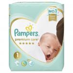*СПЕЦЦЕНА PAMPERS Подгузники Premium Care Newborn (2-5 кг) Экономичная Упаковка 72