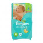 PAMPERS Подгузники Active Baby-Dry Maxi (9-14 кг) Упаковка 70