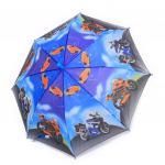 Зонтик цветной с мотоциклами 509-2  в/п