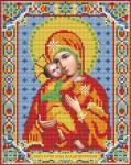 "Икона Владимирская Богородица" набор для частичной выкладки стразами