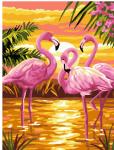 GX 24159 Страна розовых фламинго 40*50