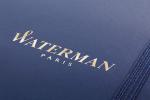 Набор подарочный Waterman Expert - Muted Black CT, шариковая ручка, F + блокнот