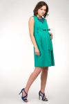 Бирюзовое платье для беременных и кормящих