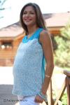 Блузка с коротким рукавом для беременных