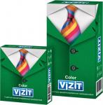 Презерватив VIZIT №3 Color Цветные ароматизированные (4163) (ИМН)