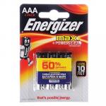 Батарейки Energizer 4 шт. MАХ "Alkaline" щелочная, тип ААA (LR03), BL, арт.7638900411423