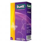 Презерватив DUETT №12 (Ultra light) ультратонкие (ИМН) (0027)