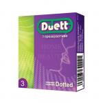 Презерватив DUETT №3 (Dotted) с точками (ИМН) (0041)